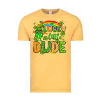 Vintage Mustard St. Patrick's Lucky little dude Vintage Tee - OliviaCreatesArt