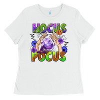 White hocus pocus Ladies Tee - CowGirlArtShop