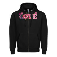 Black walentine's day love sunflower Zipper Hoodie - BarkalooDesign