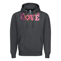 Smoke walentine's day love sunflower Zipper Hoodie - BarkalooDesign