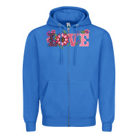 True Royal walentine's day love sunflower Zipper Hoodie - BarkalooDesign