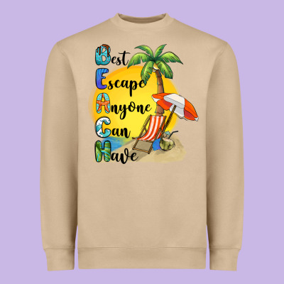 Best Escape Anyone Can Have Heavyweight Sweatshirt Designed By Barkaloodesign