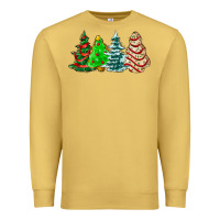 Antique Gold Christmas tree cakes and Christmas trees  ado Premium Sweatshirt - AdoDesignShop