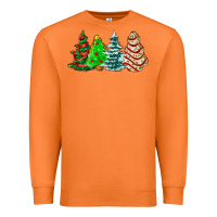 Carrot Christmas tree cakes and Christmas trees  ado Premium Sweatshirt - AdoDesignShop