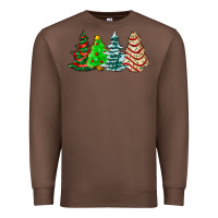 Chestnut Christmas tree cakes and Christmas trees  ado Premium Sweatshirt - AdoDesignShop