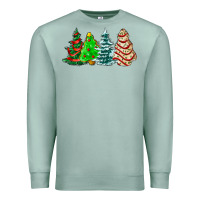 Seafoam Christmas tree cakes and Christmas trees  ado Premium Sweatshirt - AdoDesignShop