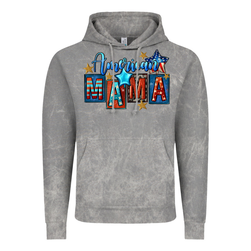 American Mama Mother's Day Vintage Hoodie by FaDigitalArtStudio | Teevron