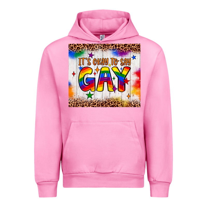 It's Okay To Say Gay Tumbler Urban Hoodie by JahusDesignShop | Teevron