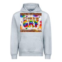 Heather Grey it's okay to say gay tumbler Urban Hoodie - JahusDesignShop