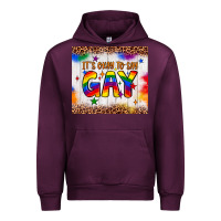 Mauve Wine it's okay to say gay tumbler Urban Hoodie - JahusDesignShop