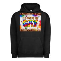 Pigment Black it's okay to say gay tumbler Urban Hoodie - JahusDesignShop