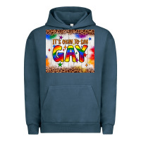 Pigment Midnight Navy it's okay to say gay tumbler Urban Hoodie - JahusDesignShop