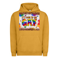 Pigment Peanut Butter it's okay to say gay tumbler Urban Hoodie - JahusDesignShop