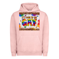 Pigment Salmon it's okay to say gay tumbler Urban Hoodie - JahusDesignShop