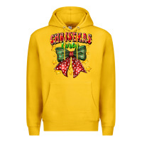 Lemon festive holiday bow design Premium Hoodie - CowhideDigitalArt