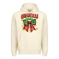 Sandshell festive holiday bow design Premium Hoodie - CowhideDigitalArt