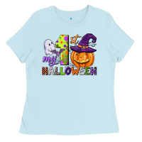 Baby Blue my first halloween Ladies Tee - CowGirlArtShop