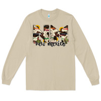 Mushroom new mexico state cowhide serape cactus Long Sleeve Tee - RanaPortraitStore
