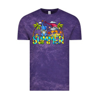 Cloud Purple Summer Gnomes Vintage Tee - CowCowDesign