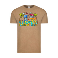 Vintage Coffee Summer Gnomes Vintage Tee - CowCowDesign