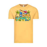Vintage Mustard Summer Gnomes Vintage Tee - CowCowDesign