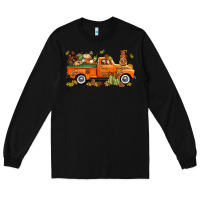 Thanksgiving Truck With Gnome Bbs Long Sleeve Tee | Teevron