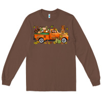 Chestnut thanksgiving truck with gnome bbs Long Sleeve Tee - BundleAndBundleShop