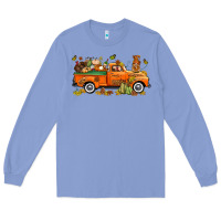Colony Blue thanksgiving truck with gnome bbs Long Sleeve Tee - BundleAndBundleShop