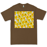 Cacao retro smiley faces Premium Tee - TumblerDesignByShophia