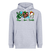 Heather Grey peace love dental for Christmas Heavyweight Hoodie - AdoDesignShop