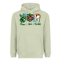 Matcha peace love dental for Christmas Heavyweight Hoodie - AdoDesignShop