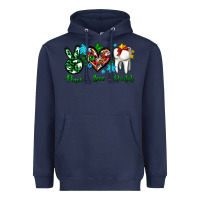 Navy peace love dental for Christmas Heavyweight Hoodie - AdoDesignShop