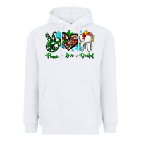 White peace love dental for Christmas Heavyweight Hoodie - AdoDesignShop