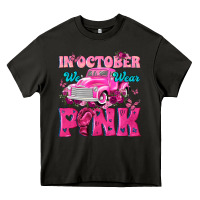 Asphalt In October We Wear Pink Truck Heavy Core Tee - texasbilliewilder
