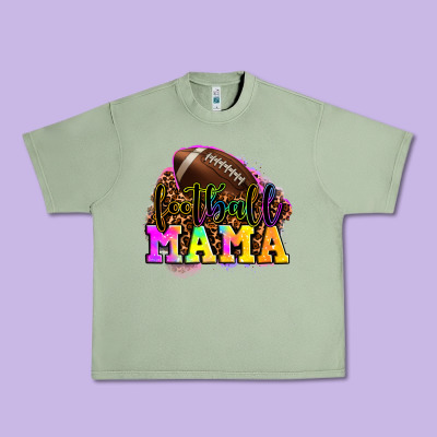 Football Mama Urban Heavy Tee Designed By Oliviacreatesart