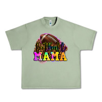 Oil Green football mama Urban Heavy Tee - OliviaCreatesArt