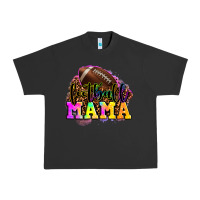 Pigment Black football mama Urban Heavy Tee - OliviaCreatesArt