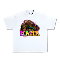 White football mama Urban Heavy Tee - OliviaCreatesArt