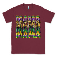 Burgundy mama mardi gras Classic Tee - CowGirlArtShop