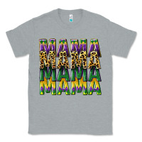 Heather Grey mama mardi gras Classic Tee - CowGirlArtShop