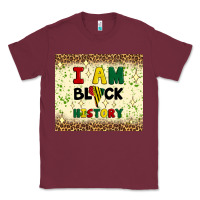 Burgundy i am black history Classic Tee - Artiststas
