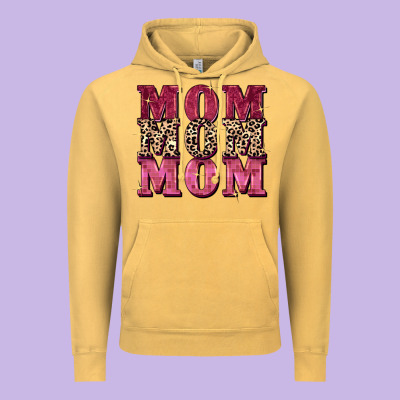 Mom Mom Mom Mother's Day Vintage Hoodie Designed By Fadigitalartstudio