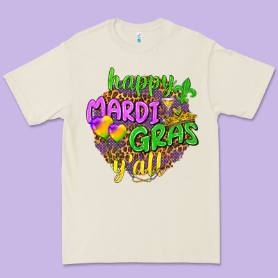 Love Mardi Gras Y'all Premium Tee Designed By Howdyjamesfarm
