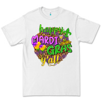 White Love Mardi Gras Y'all Premium Tee - HowdyJamesFarm