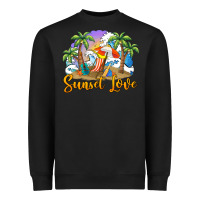 Black sunset love Heavyweight Sweatshirt - BarkalooDesign