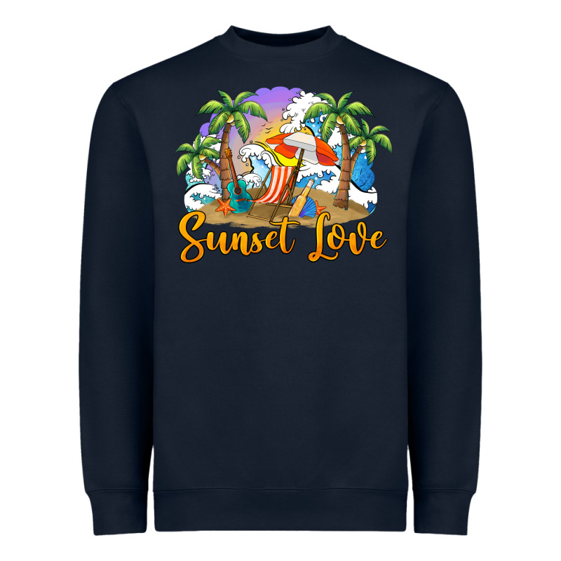 Sunset Love Heavyweight Sweatshirt by BarkalooDesign | Teevron