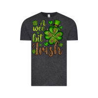 Vintage Black St. Patrick's A wee bit irish Vintage Tee - OliviaCreatesArt