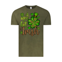 Vintage Olive St. Patrick's A wee bit irish Vintage Tee - OliviaCreatesArt