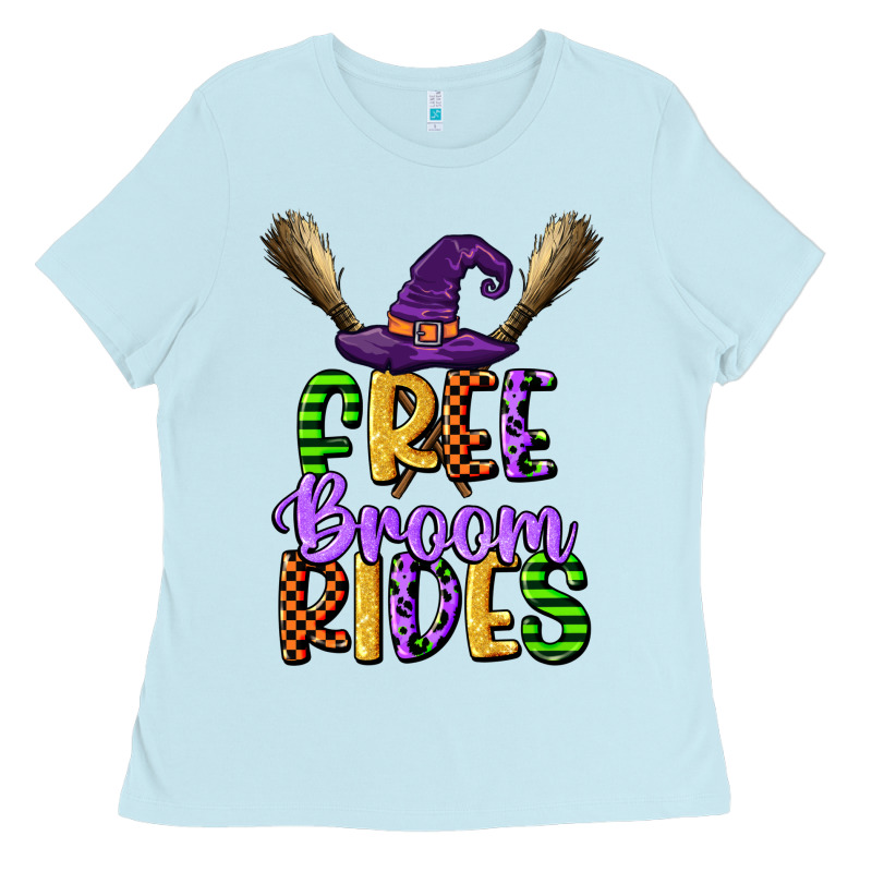 Free Broom Rides Ladies Tee by CowGirlArtShop | Teevron
