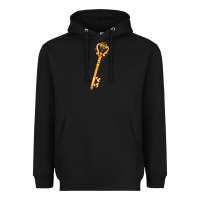 Black love key Heavyweight Hoodie - AdoDesignShop